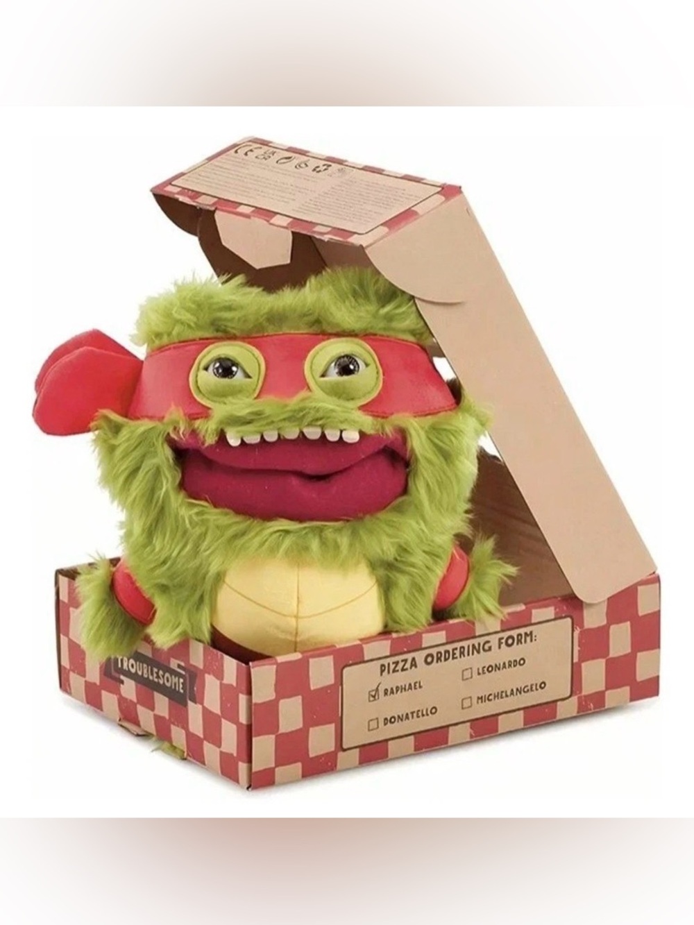 Fuggler x Teenage Mutant Ninja Turtles Raphael Green Plush Monster